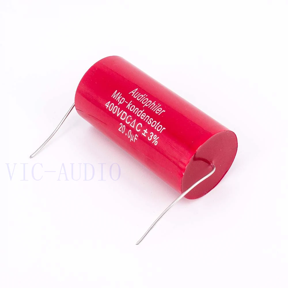 

Audiophiler Mkp Capacitor 20uf 400V DC ±3% HIFI Fever Electrodeless Capacitor Audio Capacito Coupling Frequency Dividing 20uf