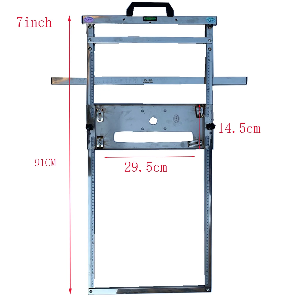 2025 New 4/7inch(18cm) Edge Guide Positioning Cutting Board for Electricity Circular Saw Marble Woodworking Tool Trimmer Machine