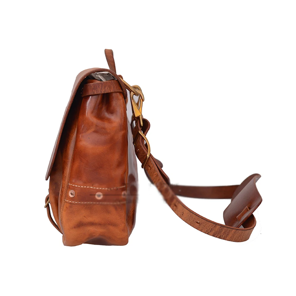 DIY leather craft big size shoulder bag messenger bag hollowed stencil 500gsm kraft paper die cutting pattern 46x36x17cm