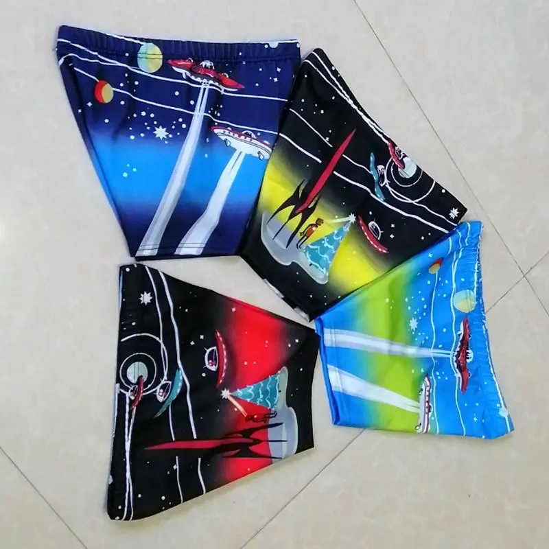 Children\'s swimming trunks boy swimsuit boy swim short printed swim pants men\'s swimsuit for pool trunk basketball trunks