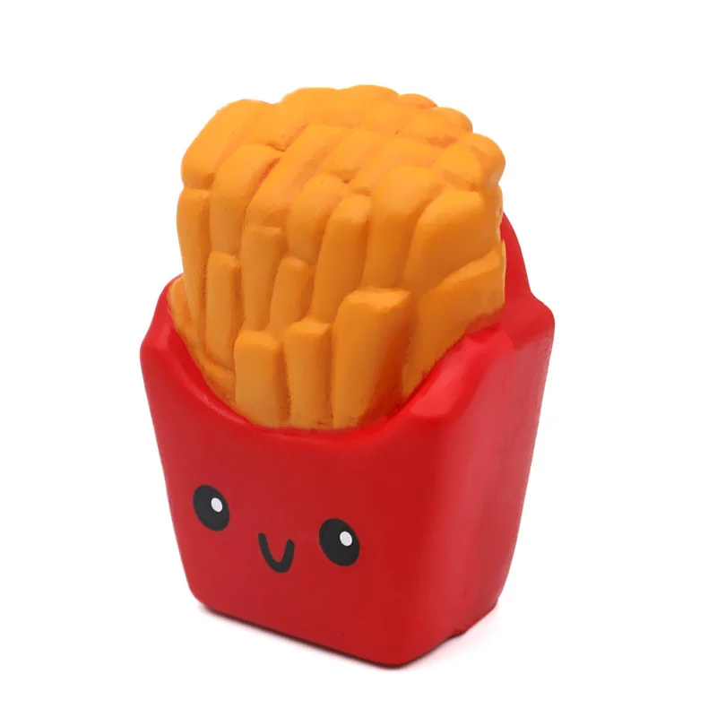 Jumbo Simulation French Fries Scented Squishy Slow Rising Soft Stuffed Squeeze Toys Kids Grownups Stress Relief Toy 12*10 CM