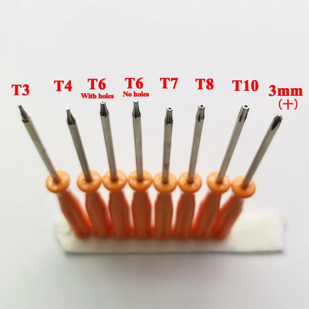 1pc TORX T8 T10 T7 T6 T4 T3 Precision Screwdriver Security Cross Screwdriver Repair Tools For XboxOne X S Tamperproof Hole