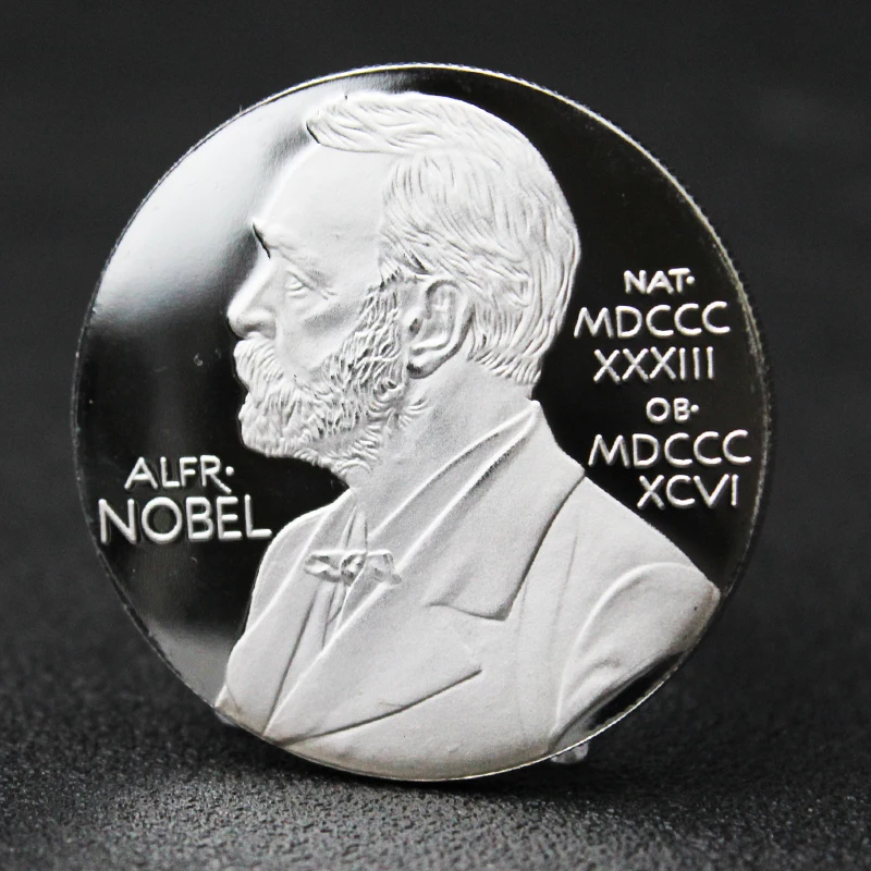 Nobel Prize in Physiology Medicine Lenin Silver Plated Coin Nobel Medal Collectibles Art Craft