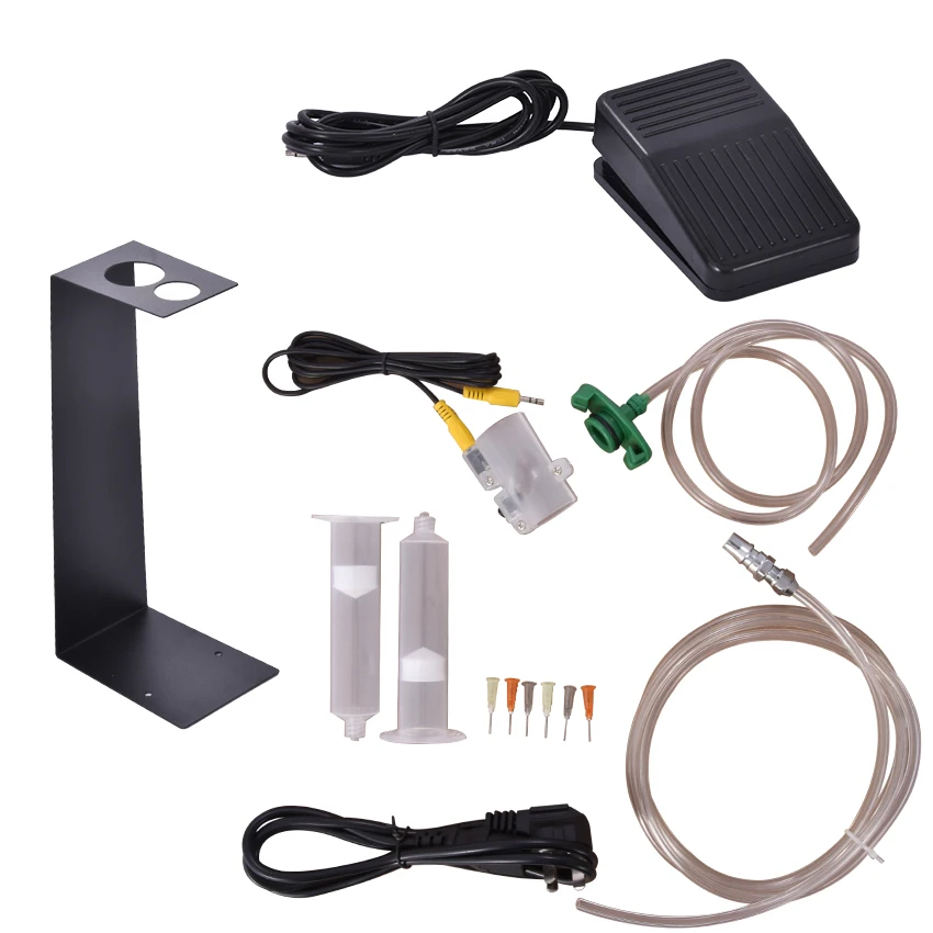 1 pz DS-982 DS982 Dispenser di colla semiautomatico PCB pasta saldante regolatore di liquido contagocce distributore di liquidi 110v/220v