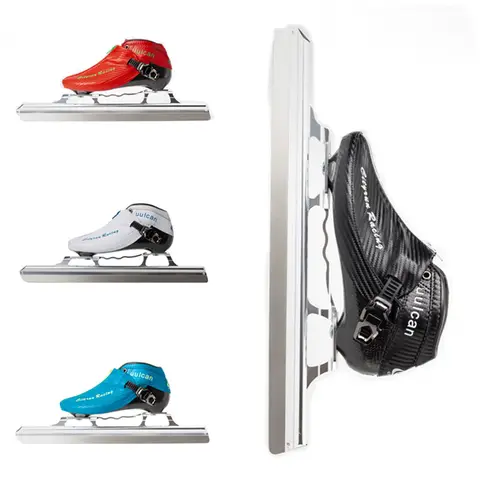 고정 아이스 블레이드 스케이트 신발, 로드 롱 트랙 레이스 스피드 아이스 스케이팅 Patines, CITYRUN 메이플 파워 슬라이드 나이프, 380mm, 410mm, 430mm, 62