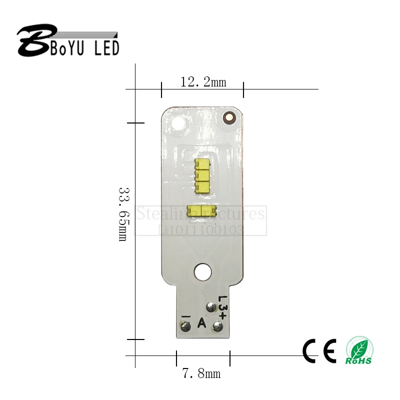 2pcs car special light source board X3 H1/H4/H7 stickers 2016 lamp beads 15 watts car lamp special light board spot direct sales