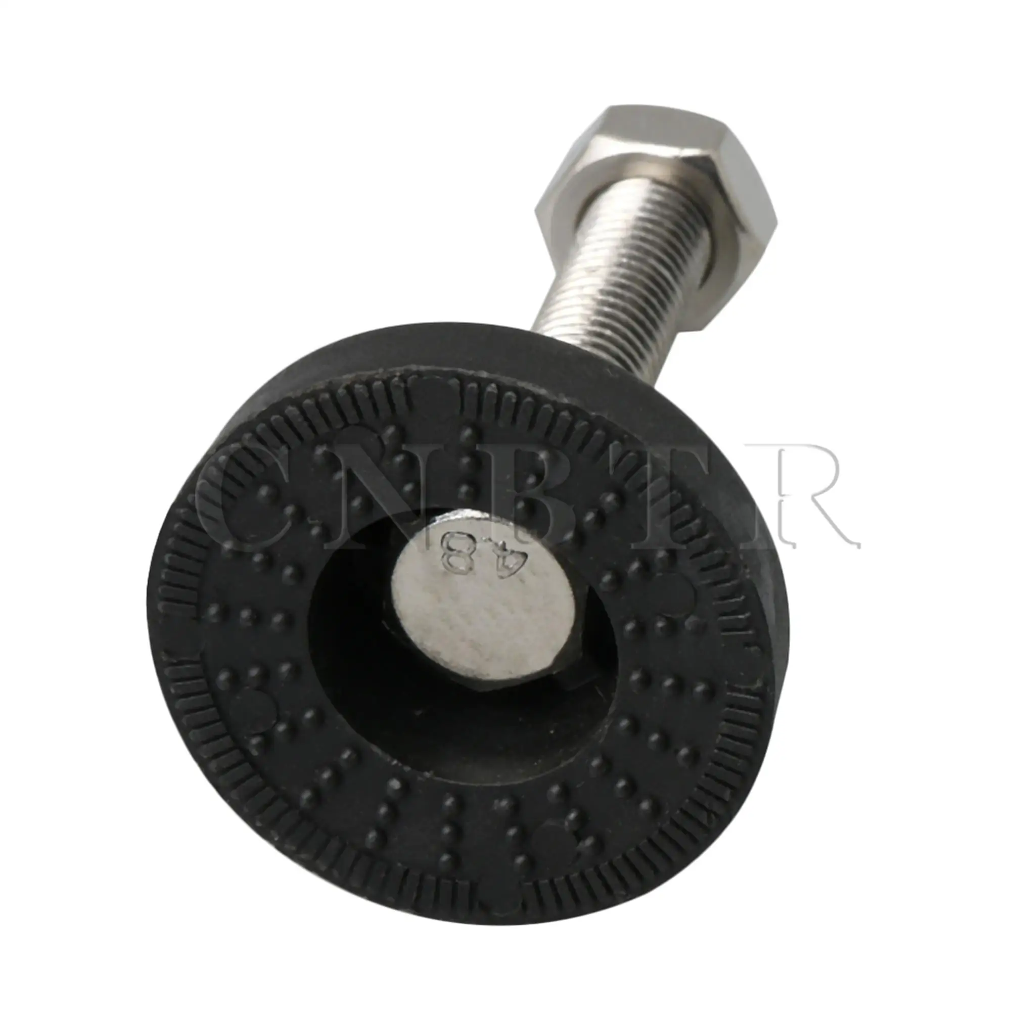 CNBTR 8x Screw On Type M12 Adjustable Thread Mount Leveling Foot Pad 50mm Dia