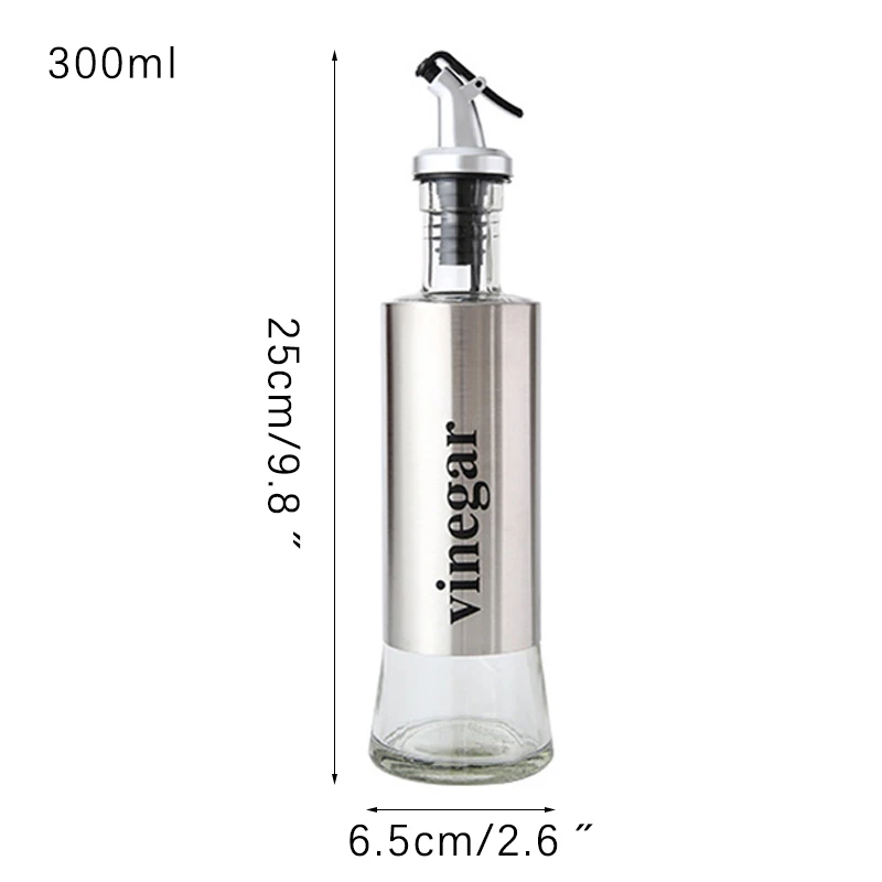 Cooking Seasoning Bottle Dispenser Glass Vinegar Sauce Olive Oil Dispenser Seasoning Jars Kitchen Cooking Tools