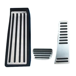 Stainless Steel Car Accelerator Fuel Pedal Brake Foot Rest Pedals Cover Accessories For Volvo XC90 2018 2019 2020