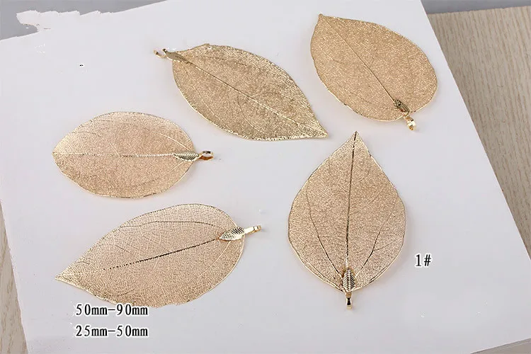 Diy Headwear material Alloy Silver Leaf Blade Hairpin Hairpin Necklaces The leaves  The pendants