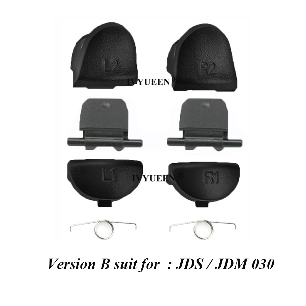 IVYUEEN for Dualshock 4 PS4 Pro Slim Controller R2 L2 Buttons for PlayStation PS 4 Gamepad L1 R1 JDS JDM 055 050 040 030 011 001