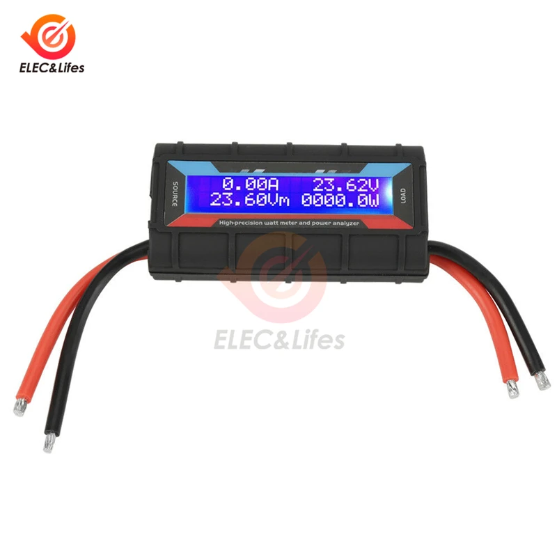 

Digital LCD 150A 200A 60V Wireless Battery Tester Watt Meter Power Volt Amp Monitor Analyzer for RC model airplane