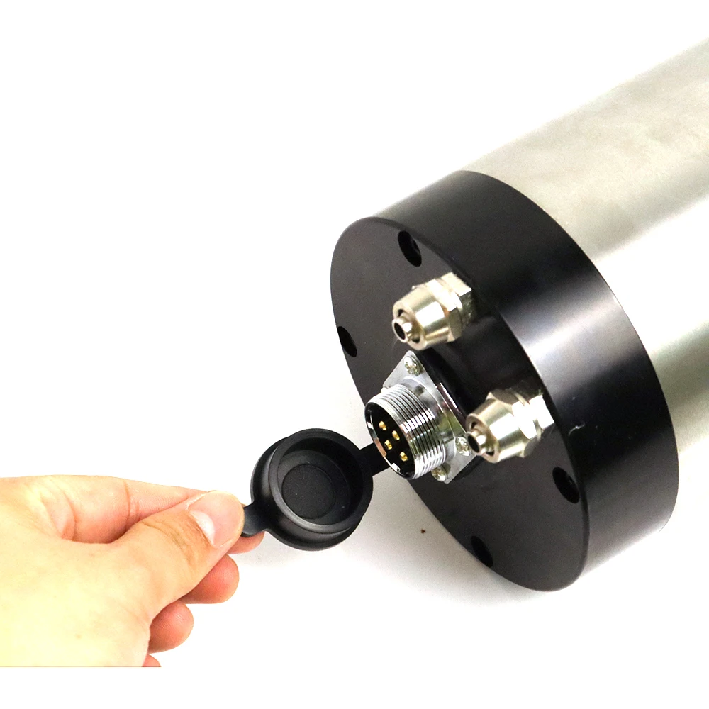 수냉 스핀들 모터, CNC 조각 밀링 기계용 베어링 4 개, 3.0KW ER20, 100mm, 220V, 380V, 24000rpm