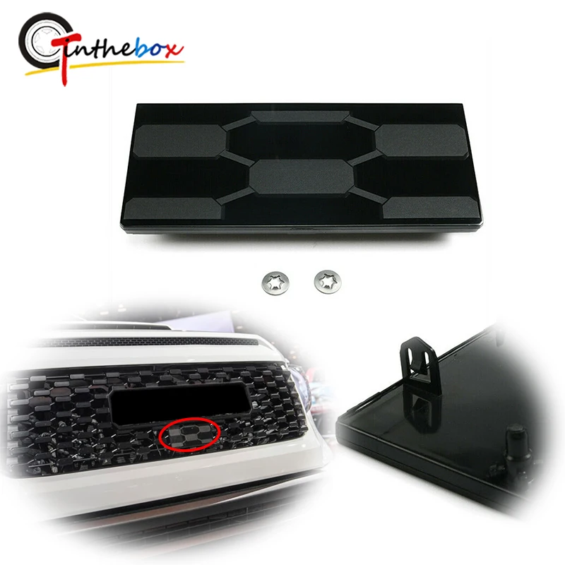 

Gtinthebox 1PC Radiator Sensor Cover Car Front Grill Garnish Sensor Cover TSS Radar Sensor Cover For 2018-2019 TOYOTA Tundra