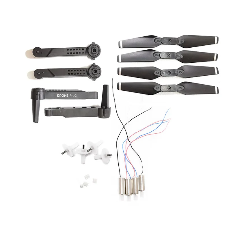 E99 Pro 2 Mini RC Drone Parts E99Pro Propellers Blades Motors Gears Guard Accessories