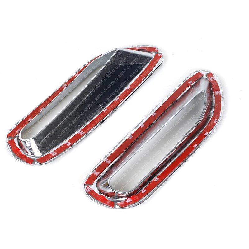 1Pair Car Chrome Silver Rear Trim Molding Car Decorations Fog Light Lamp Cover For Nissan Rogue X-Trail (T32) 2014 2015