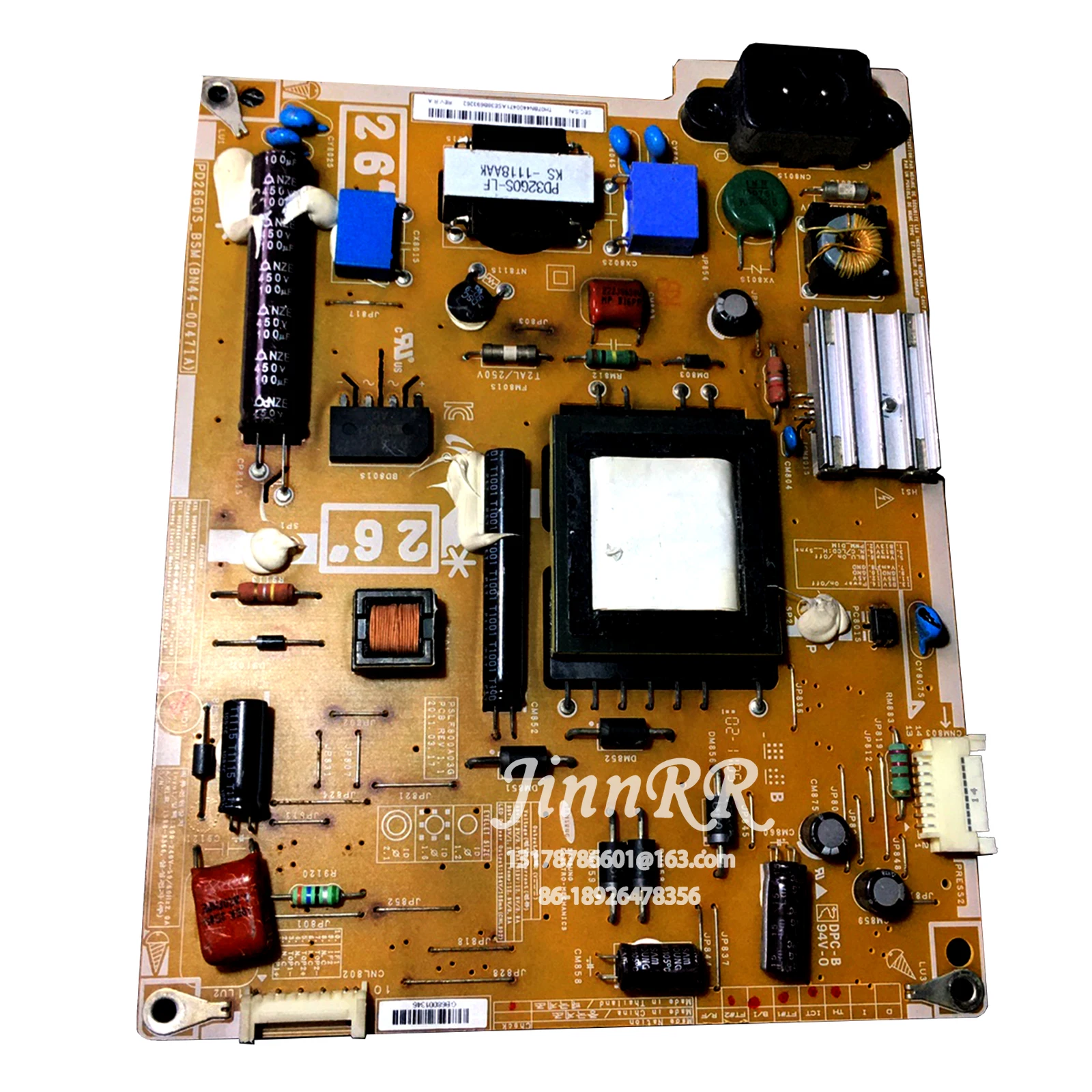 BN44-00471A PD26G0S_BSM PSLF800A03G Miễn Phí Vận Chuyển Tốt Kiểm Tra Nguồn Điện Cung Cấp Tàu Cho UA26D4003B Ban Đầu Tháo Lắp BN44-00471A