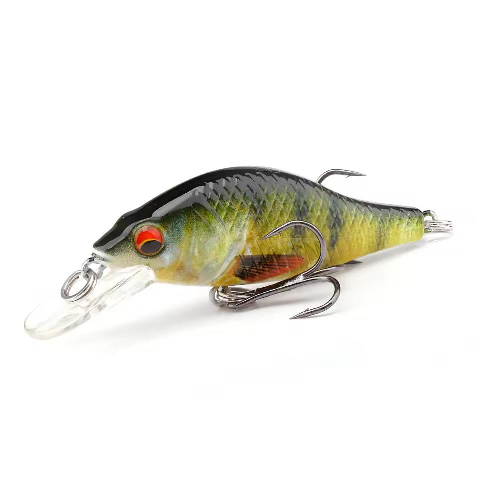 Crankbait Fishing Lure Black Minnow Spinning Lures For Fishing Floating Wobbler For Pike Japan Artificial Bait