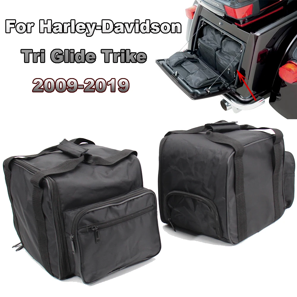 

2009 - 2019 Motorcycle For Harley-Davidson Tri Glide Trike & Street Glide Trike - FLHXXX Saddlebags Trunk Liner Bag Luggage Bags