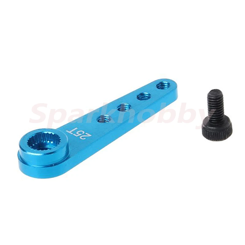 2PCS 25T 1.75inch FUTABA HITEC Steering Servo Arm Horn Rocker Aluminium Alloy CNC Workmanship for RC Car Crawler Servo DIY Parts