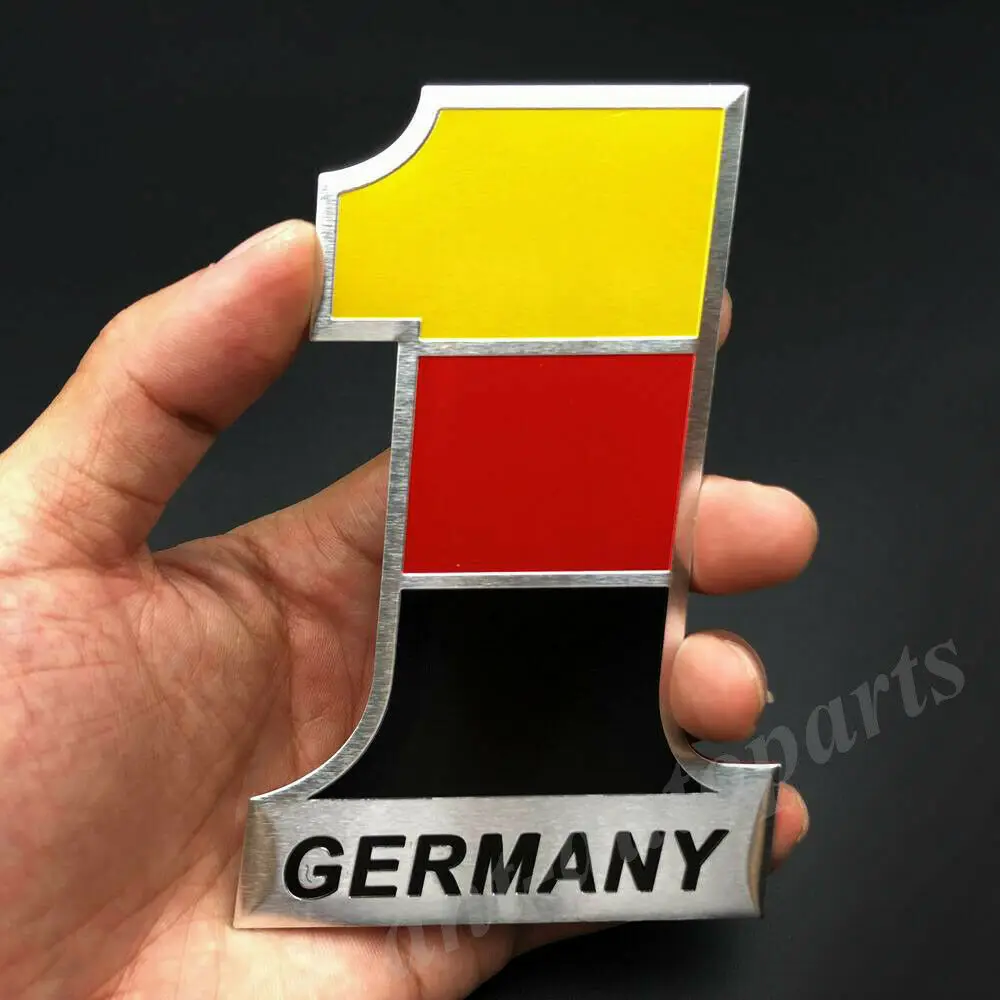 

Germany German NO.1 Flag Emblem Car Badge Motorcycle Gas Tank Sticker