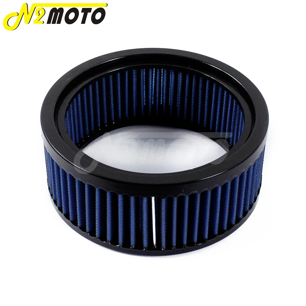 Replacement Motorcycle Blue Air Filter E-3226 Round 4.625\