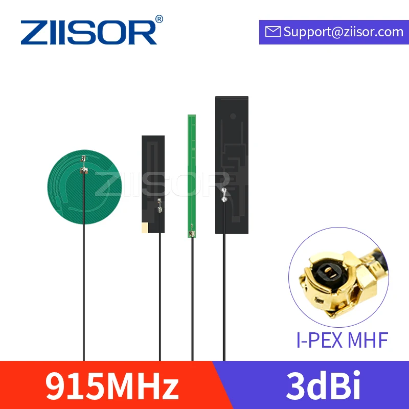 10pcs Built in 915 MHz FPC Soft Antenna with IPEX Connector for Module Receiver 923MHz Embeded Antennas IPX U.FL