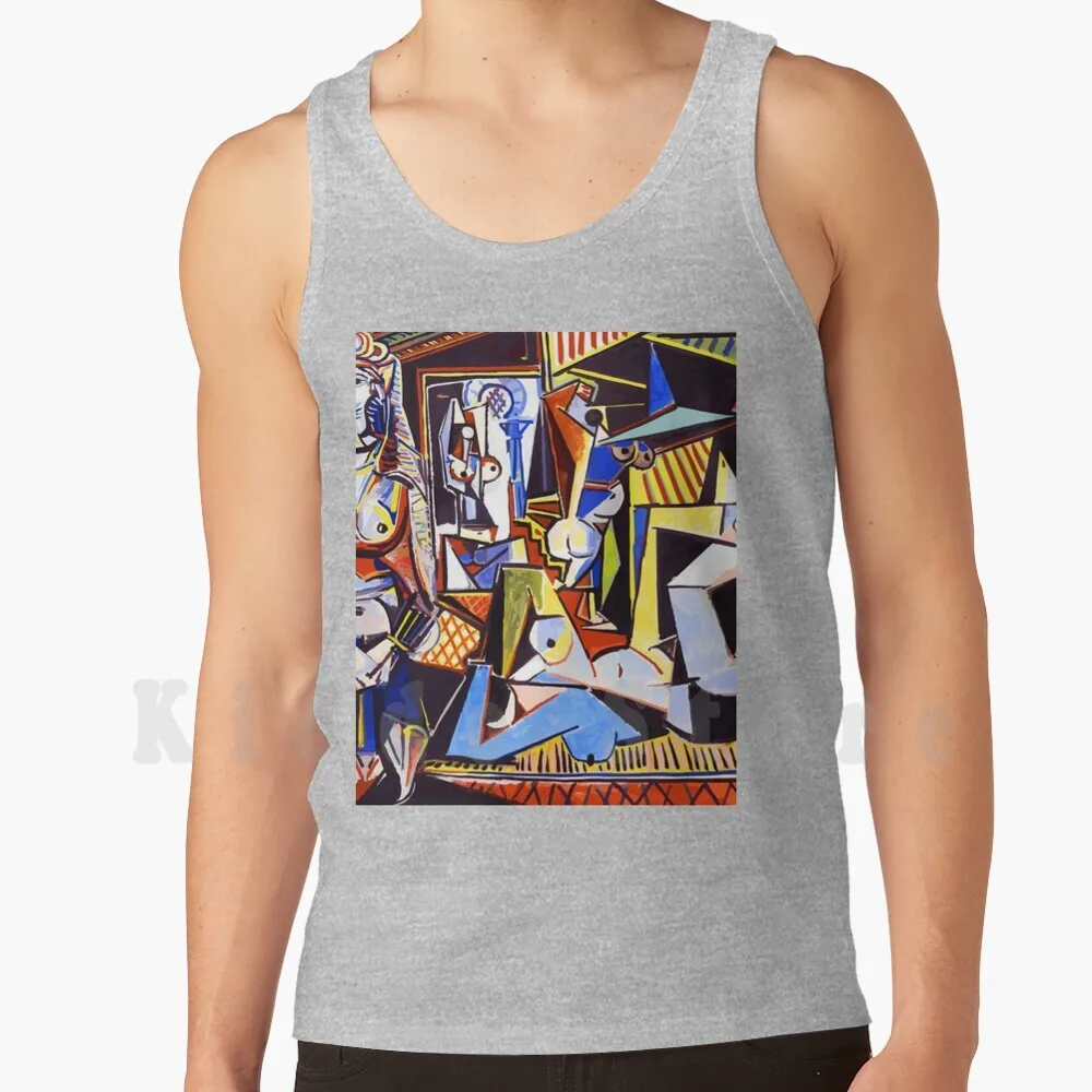 Pablo Picasso The Women Of Algiers Tank Tops Vest Sleeveless Pablo Escobar Picasso Oils Famous Painters The Women Of