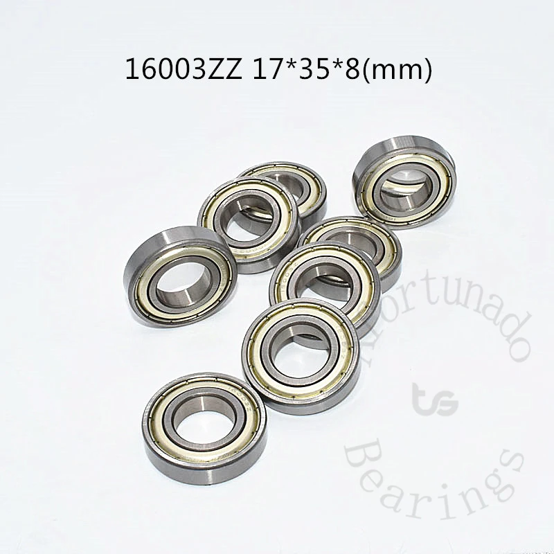 

16003ZZ 17*35*8(mm) 1Piece bearing ABEC-5 16003 16003ZZ metal sealing type chrome steel deep groove bearing