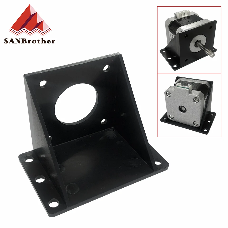 NEMA 17 Steppr Motor Accessories Bracket Support Mounting L Type Bracket Mount 42 Stepping Stepper Motor Nema17 Motor Holder C26