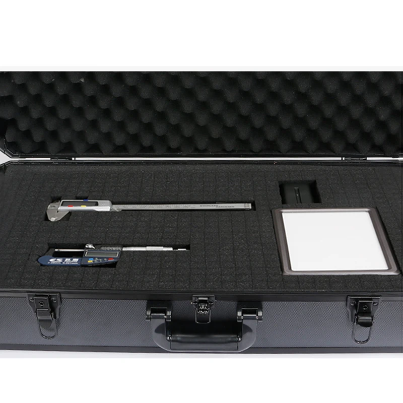 700x270x150mm Toolbox Aluminum Tool Box Impact Resistant Safety Case Equipment Camera Storage Suitcase with Pre-cut Foam