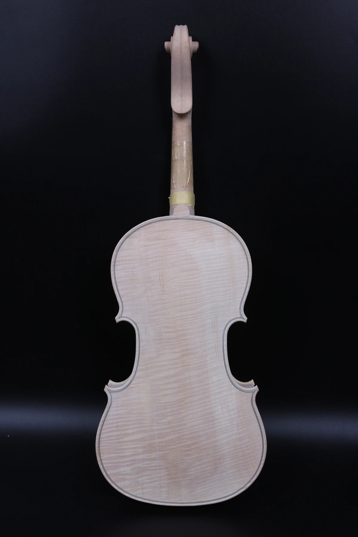 

Unfinished 4/4 Violin Handmade Violin Stradivari Model Flame Maple Spruce #3180