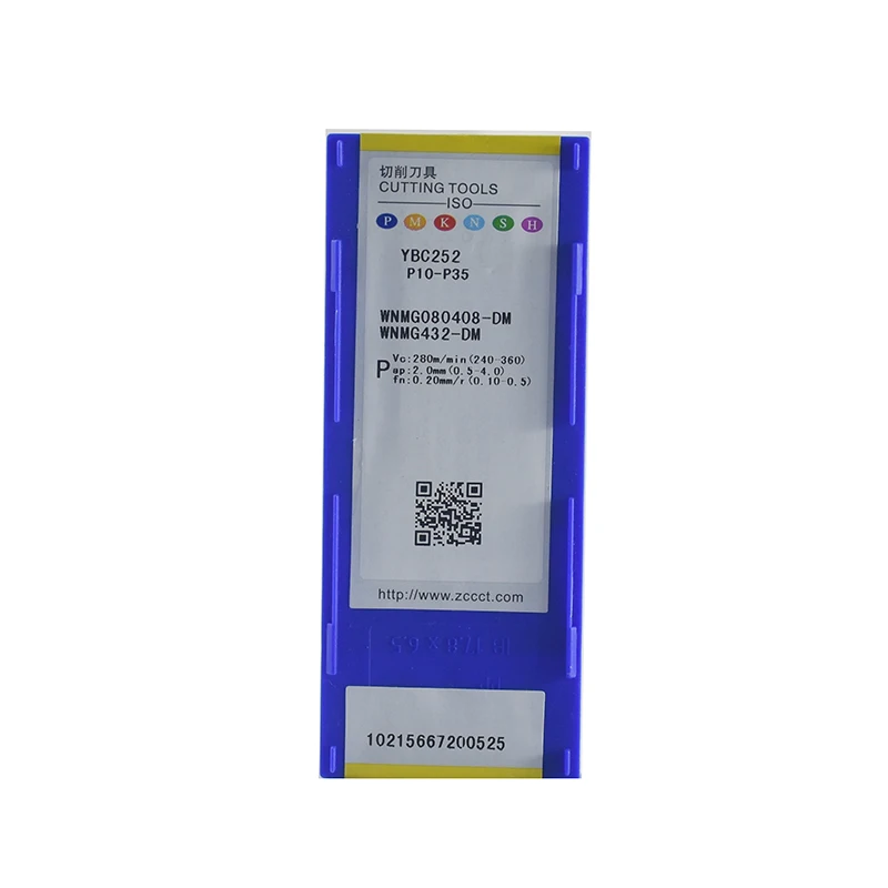 Alat Balik CNC Alat Balik Keras Kualitas Tinggi Asli WNMG080408-DM YBC252