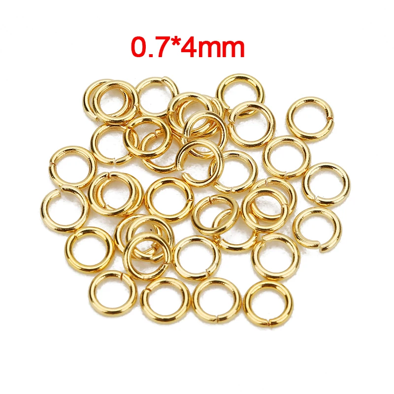 Louleur Hohe Qualität Edelstahl Offenen Jump Ring Runde Gold Farbe Split Ringe Für Diy Schmuck Machen Erkenntnisse Großhandel