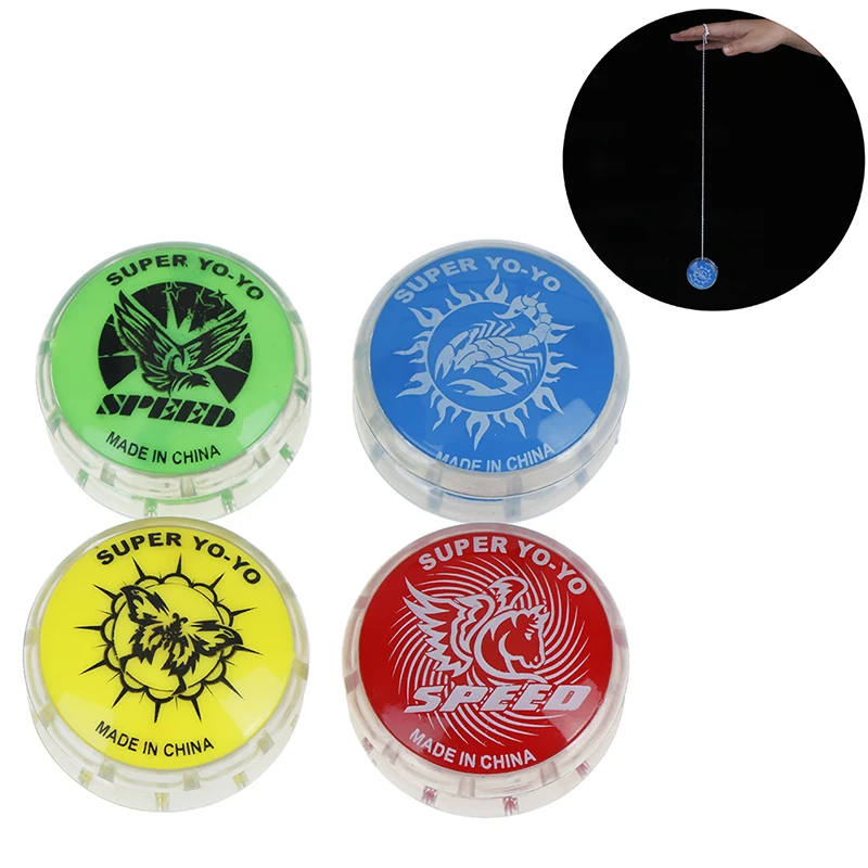 

1Pc Plastic Cartoon Yo-yo Ball Toys Children's Educational Toy YoYo For Kids Colorful Plastic Yo-yo Toy Party Gift Random Color