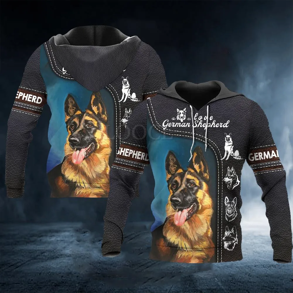 HX Pit Bull Men Hoodies 3D Graphic Love Dogs Animals Printed Sweatshirts Pullovers Harajuku Streetwear S-5XL