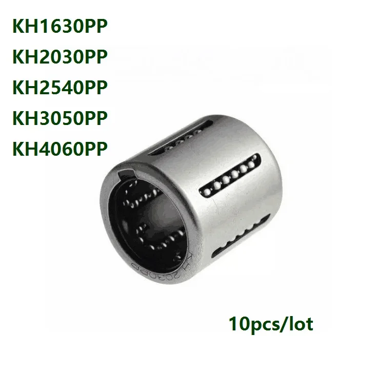 

10pcs/lot KH1630PP KH2030PP KH2540PP KH3050PP KH4060PP mini Linear Ball Bearings Pressing Linear Bushing CNC Router