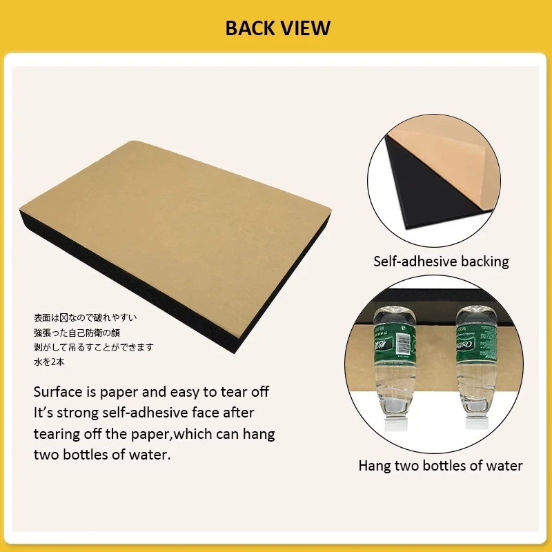 KinJoin 4pcs High Visibility Reflective Foam Sticker Garage Wall Protector Wall Corner Guard Car Door Protection Safety Parking