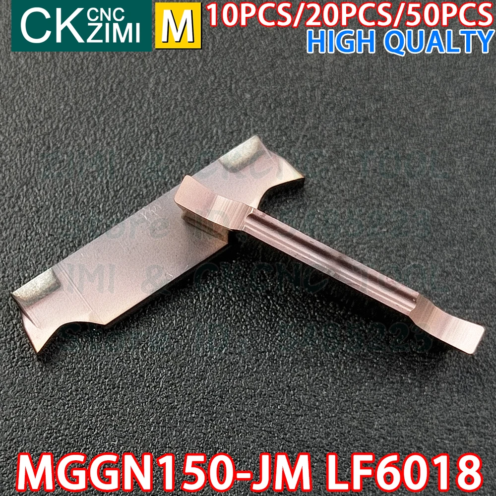 MGGN150-JM LF6018 MGGN 150 JM LF60181.5mm微粉砕超硬インサート切削溝インサートツールCNC機械式金属旋盤ステンレス鋼用ツール