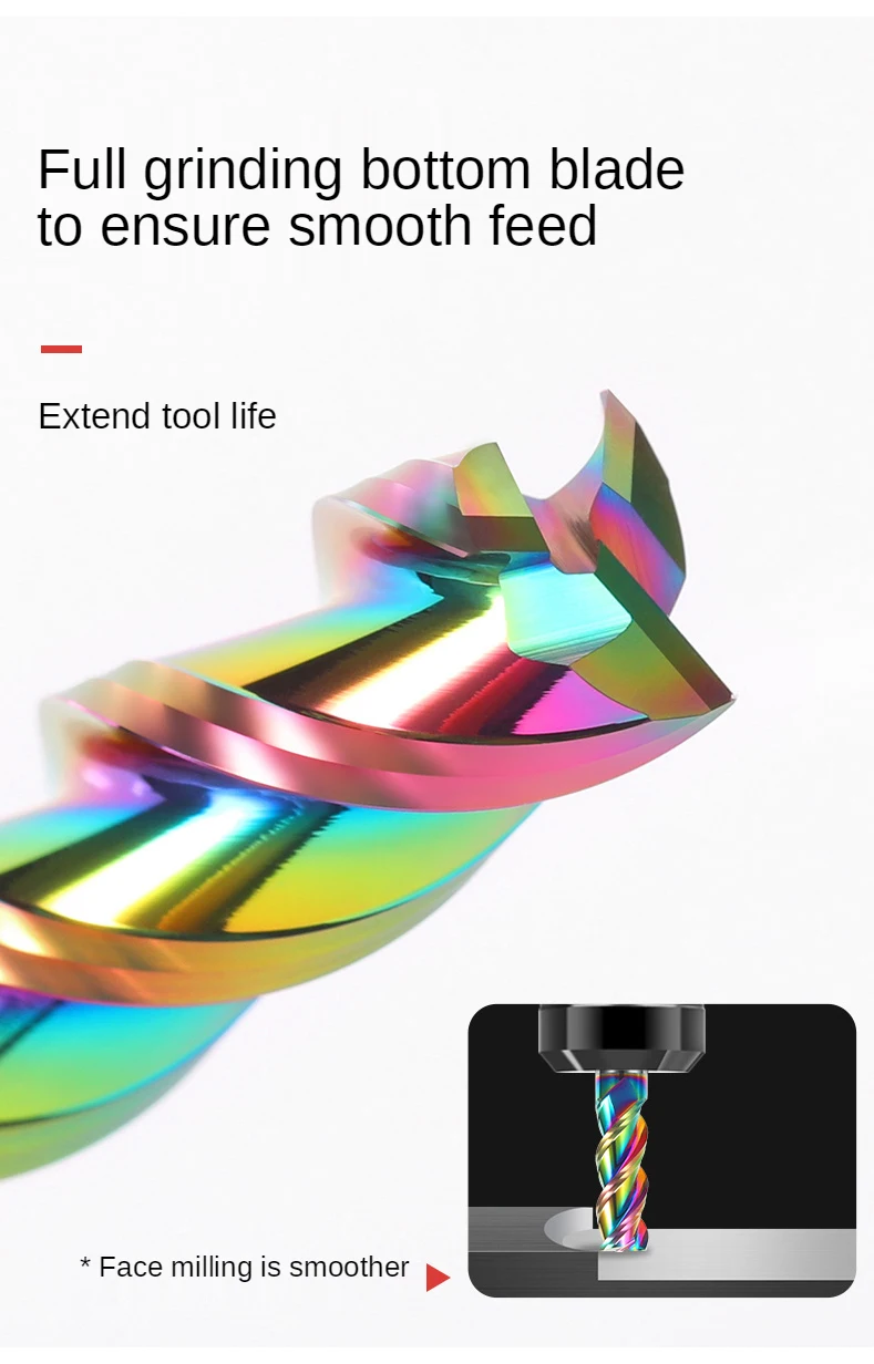 3 Fluiten Carbide Frees Aluminium Cutter Tungsten End Mill Dlc Coating Tanden Tool Key Zits Router Bit Aluminium Frezen