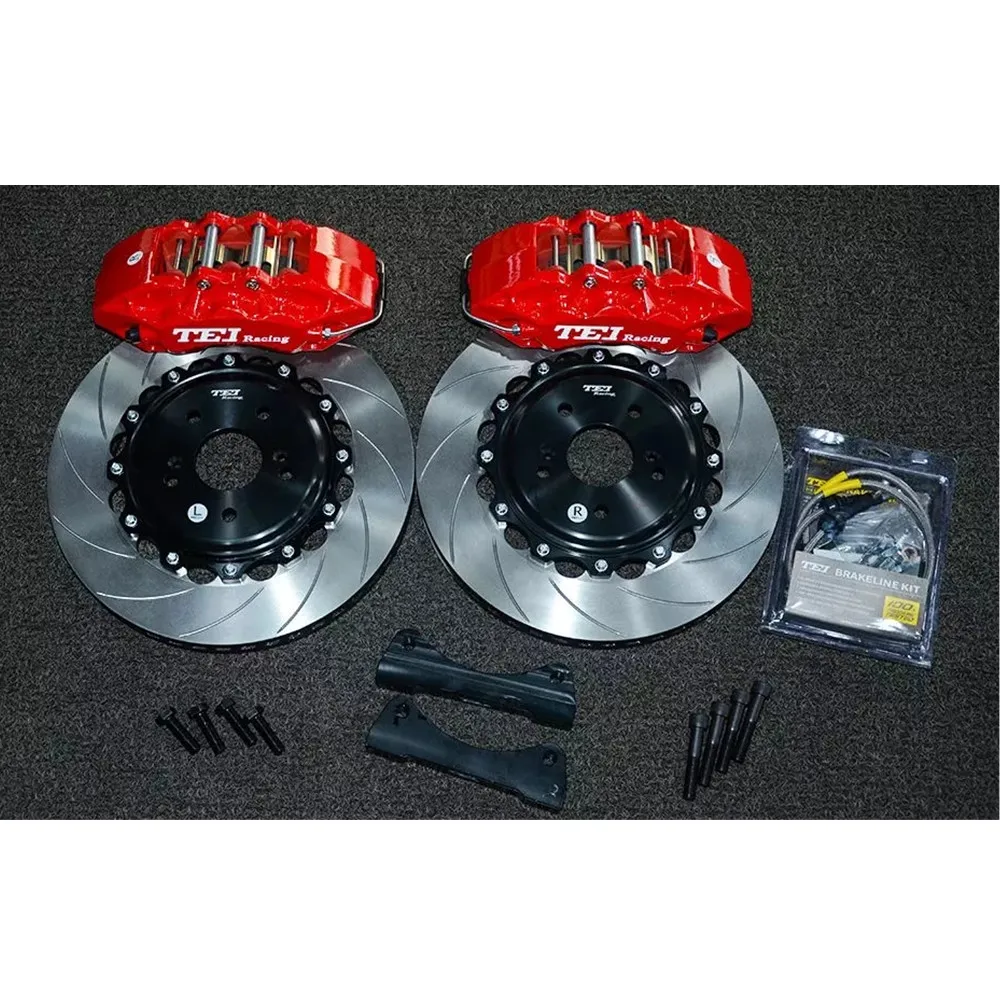 

Front Brake Kit 6 Piston Caliper Forged Body 355x32mm Slotted Disc Rotor For ACCORD 2012-2021 18/19Inc