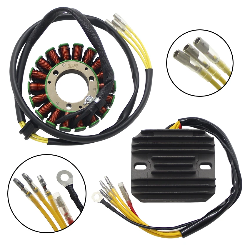 Motorcycle Voltage Regulator Rectifier+Magneto Stator Coil For Suzuki GS250T GS300L GS400X GS425 GS450E GS450G GS450L GS450S