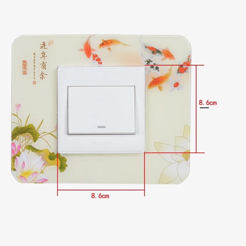 Switch  Cover  Stickers  Decorative Switches Bedroom Living-Room Dustproof socket cover