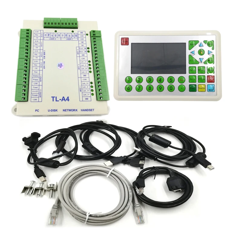 New Topwisdom TL-A4 Laser Controller With 4 Axes TL-403CB Replace By TL-A4 For CO2 Laser Engraving And Cutting Machine