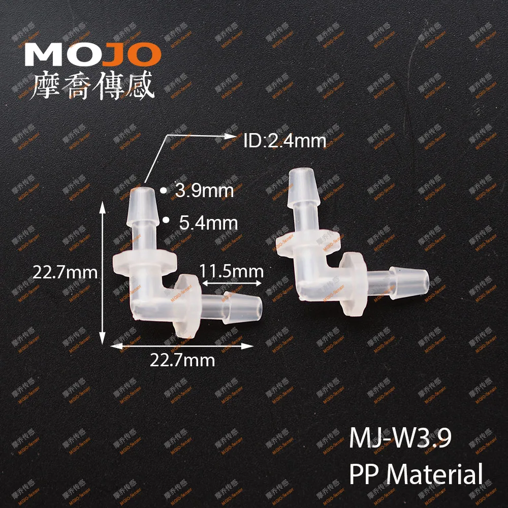 2020 (10pcs/lots) MJ-W3.9 Elbow type plastic hose connectors 4mm pipe fittings