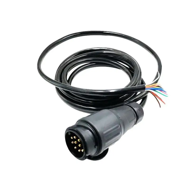 Anhänger Stecker Runde Loch 13Pins zu 7Pins 12V Europäischen Standard Kabelbaum Adapter Stecker Kabel Stecker für lkw Anhänger