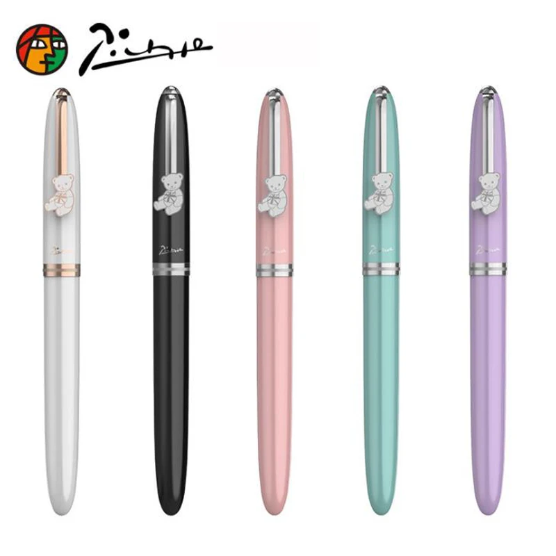 

Picasso Pimio 922 Metal Fountain Pen Creative Teddy Series Iridium Fine Nib Writing Gift Pen For Office & Home & School