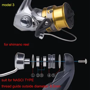 Basslegend ل Shimano Daiwa Fishing Reel SiC Line Guide Line الأسطوانة ومحمل الكرة لبكرة الدوار أفضل 6 قطع غيار مبيعات بكرات دايوا - رقم 5