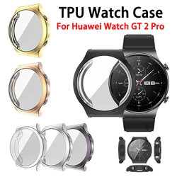 Smart Watch Case Cover for Huawei watch GT2 Pro Smart Watch Screen Protector Case Soft TPU Clear Cover Band Accessories