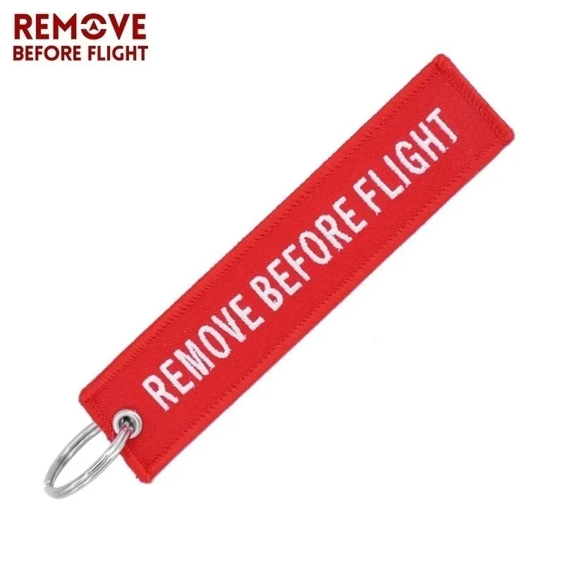 10PCS Remove Before Flight Keychain Car Keyrings Men Women Boyfriend Husband Key Chain Birthday Christmas Father\'s Day Gifts